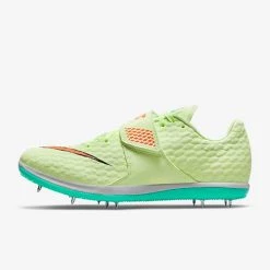 Men's Nike High Jump Elite - Barely Volt/Hyper Orange/Dynamic Turq - Regular (D) Shoes