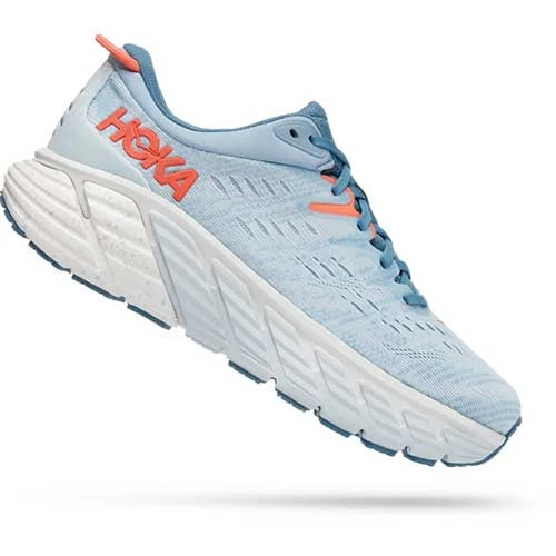 HOKA Women's Gaviota 4 Running Shoe- Blue Fog/Plein Air - Regular (B) 1 HOKA Women's Gaviota 4 Running Shoe- Blue Fog/Plein Air - Regular (B)