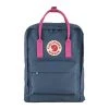 Fjällräven Unisex Kanken Backpack - Royal Blue/Flamingo Pink Bags