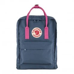 Fjällräven Unisex Kanken Backpack - Royal Blue/Flamingo Pink Bags