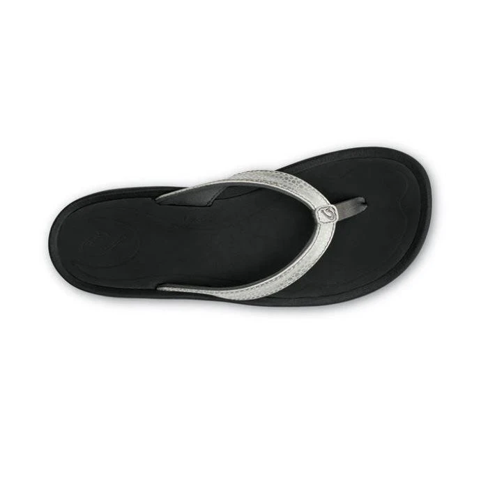Olukai Women's Kulapa Kai Sandal - Silver/Black- Regular (B) Shoes 2 Olukai Women's Kulapa Kai Sandal - Silver/Black- Regular (B) Shoes