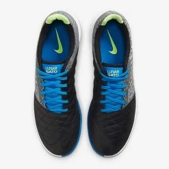 Men's Nike Lunar Gato II IC -White/Black/Lt Photo Blue- Regular (D) Soccer