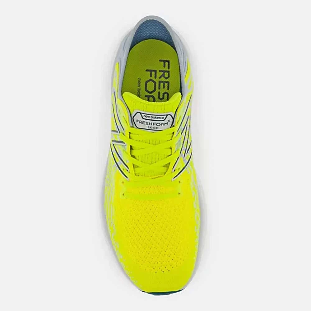 New Balance Men's Fresh Foam 1080v11 Running Shoe- Sulphur Yellow/Light Slate Shoes 3 New Balance Men's Fresh Foam 1080v11 Running Shoe- Sulphur Yellow/Light Slate Shoes