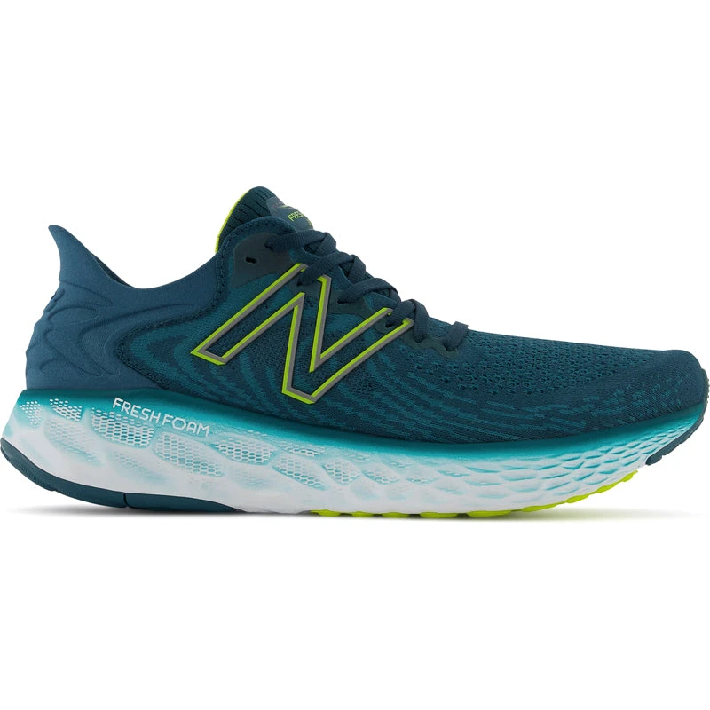 New Balance Shoes Men's Fresh Foam 1080v11 Running Shoe - Trek/Sulpher Yellow 1 New Balance Shoes Men's Fresh Foam 1080v11 Running Shoe - Trek/Sulpher Yellow