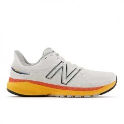 New Balance Shoes Men's Fresh Foam 860v12 - White/Vibrant Apricot - Regular (D)