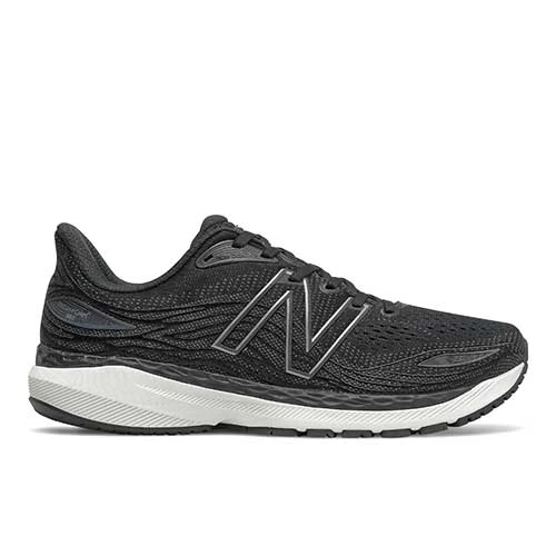 New Balance Shoes Men's Fresh Foam 860v12 Running Shoe- Black/White 1 New Balance Shoes Men's Fresh Foam 860v12 Running Shoe- Black/White