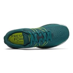 New Balance Men's Fresh Foam 860 V12 Running Shoe - Mountain Teal/Sulphur Yellow