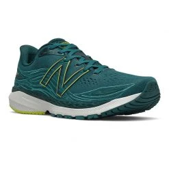 New Balance Men's Fresh Foam 860 V12 Running Shoe - Mountain Teal/Sulphur Yellow