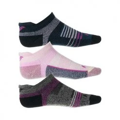 Saucony Women's Inferno Merino Wool No Show Tab Socks - Pink