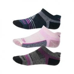 Saucony Women's Inferno Merino Wool No Show Tab Socks - Pink