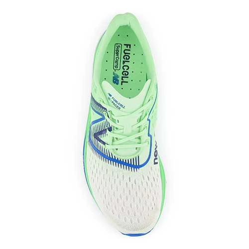 New Balance Men's FuelCell SuperComp Pacer - White/Vibrant Spring Shoes 6 New Balance Men's FuelCell SuperComp Pacer - White/Vibrant Spring Shoes