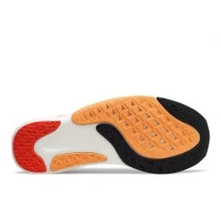 New Balance Shoes Men's Fuel Cell Rebel V2 Running Shoe - White/Habanero/Virtual Sky