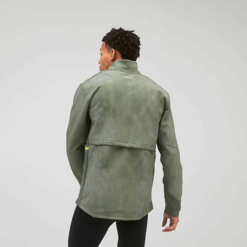 New Balance Men's Reflective Impact Run Winter Jacket - Norway Spruce 2 New Balance Men's Reflective Impact Run Winter Jacket - Norway Spruce