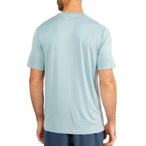 Free Fly Apparel Men's Bamboo Motion Tee - Ocean Mist 2 Free Fly Apparel Men's Bamboo Motion Tee - Ocean Mist