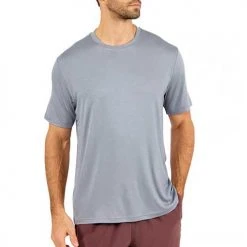 Free Fly Apparel Men's Bamboo Motion Tee - Slate