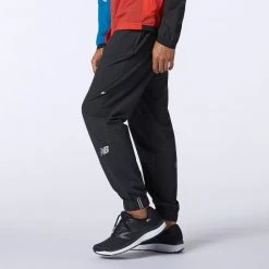 New Balance Bottoms Men's Impact Run Woven Pant - Black