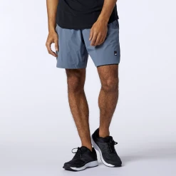 New Balance Men's Fortitech 7in. 2 In 1 Short - Ocean Grey Apparel