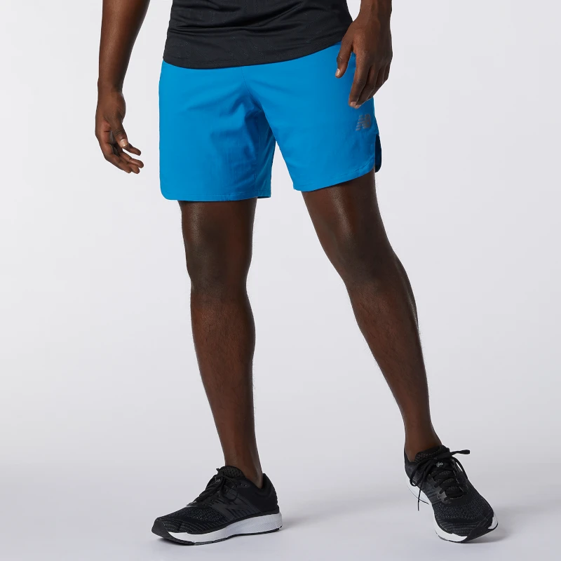 New Balance Bottoms Men's Q Speed Fuel 7in. Short - Wave Blue 1 New Balance Bottoms Men's Q Speed Fuel 7in. Short - Wave Blue