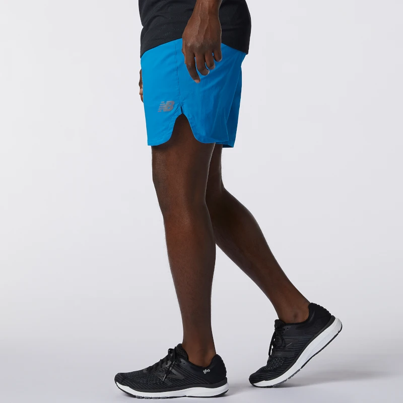 New Balance Bottoms Men's Q Speed Fuel 7in. Short - Wave Blue 2 New Balance Bottoms Men's Q Speed Fuel 7in. Short - Wave Blue