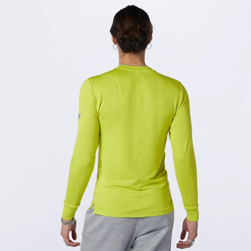 New Balance Men's Q Speed 1NTRO Long Sleeve Top - Sulphur Yellow Apparel 3 New Balance Men's Q Speed 1NTRO Long Sleeve Top - Sulphur Yellow Apparel