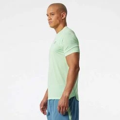 New Balance Men's Impact Run Short Sleeve - Vibrant Spring Glo Apparel
