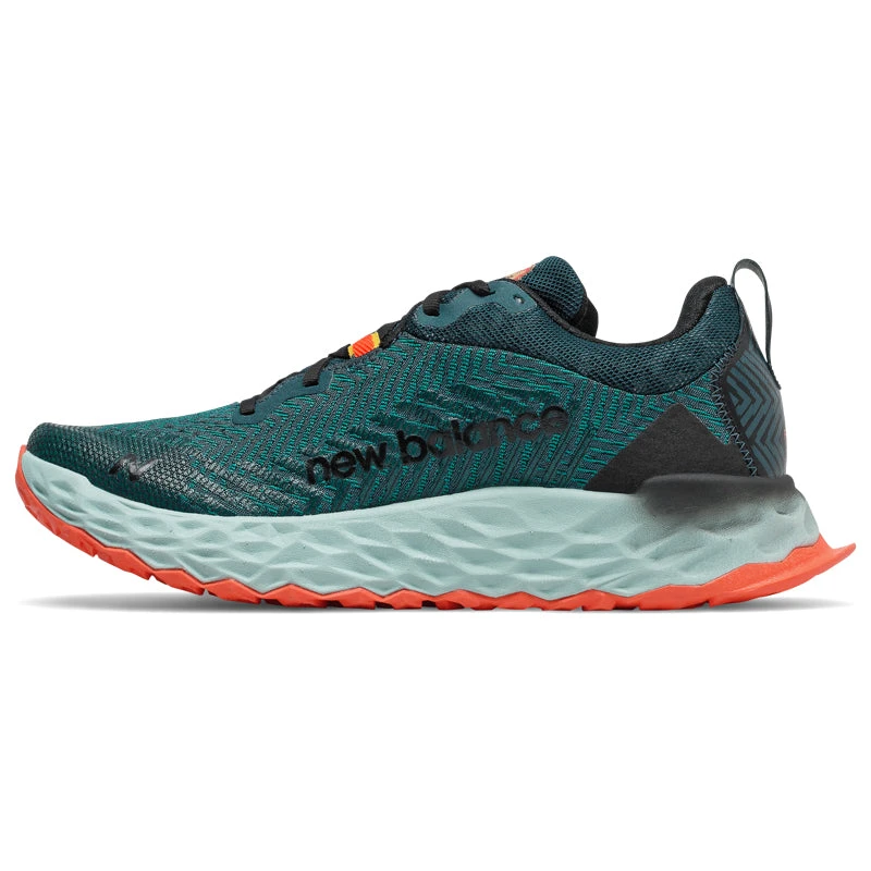 New Balance Shoes Men's Fresh Foam Hierro V6 Trail Running Shoe - Mountain Teal/Blaze 2 New Balance Shoes Men's Fresh Foam Hierro V6 Trail Running Shoe - Mountain Teal/Blaze