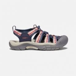 KEEN Shoes Women's Newport H2 Sandal - Navy/Rose Dawn- Regular (B)