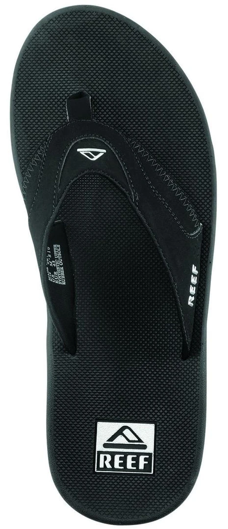 Reef Men's Fanning Sandal - Black/Silver- Regular (D) Shoes 2 Reef Men's Fanning Sandal - Black/Silver- Regular (D) Shoes