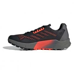 Adidas Men's Terrex Agravic Flow 2 Trail Shoe- Core Black/Grey Four/Ftwr White - Regular (D) Shoes