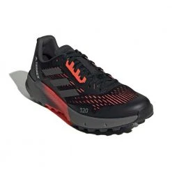 Adidas Men's Terrex Agravic Flow 2 Trail Shoe- Core Black/Grey Four/Ftwr White - Regular (D) Shoes