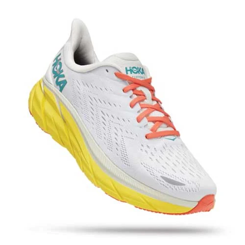 HOKA Men's Clifton 8 Running Shoe - Blanc De Blanc/Illuminating - Regular (D) 3 HOKA Men's Clifton 8 Running Shoe - Blanc De Blanc/Illuminating - Regular (D)