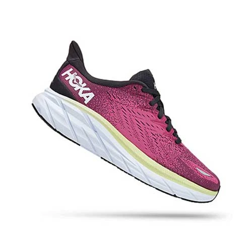 HOKA Shoes Women's Clifton 8 Running Shoe- Blue Graphite/Ibis Rose - Wide (D) 1 HOKA Shoes Women's Clifton 8 Running Shoe- Blue Graphite/Ibis Rose - Wide (D)