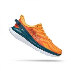 HOKA Shoes Men's Mach Supersonic Running Shoe - Radiant Yellow/Camellia - Regular (D)