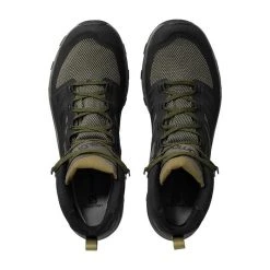 Salomon Shoes Men's Outline Mid GoreTEX Hiking Boot - Black/Beluga/Capers - Regular (D) 5 Salomon Shoes Men's Outline Mid GoreTEX Hiking Boot - Black/Beluga/Capers - Regular (D)