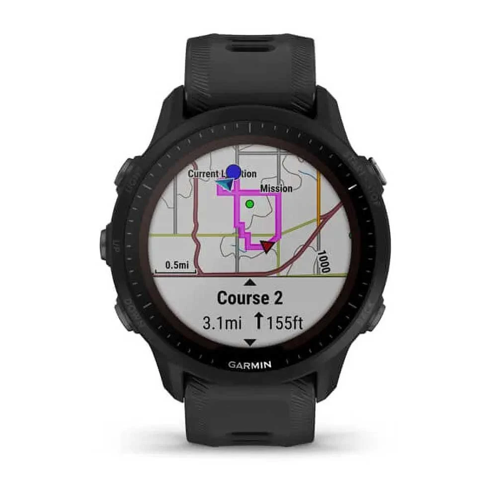 Garmin Forerunner 955 Solar GPS Running Smartwatch- Black 3 Garmin Forerunner 955 Solar GPS Running Smartwatch- Black