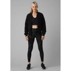 Prana Women's Polar Escape Bomber Jacket - Black Jackets & Vests 14 Prana Women's Polar Escape Bomber Jacket - Black Jackets & Vests