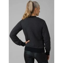 Prana Women's Polar Escape Bomber Jacket - Black Jackets & Vests 12 Prana Women's Polar Escape Bomber Jacket - Black Jackets & Vests
