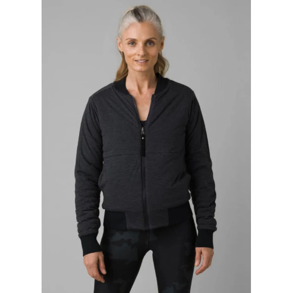 Prana Women's Polar Escape Bomber Jacket - Black Jackets & Vests 4 Prana Women's Polar Escape Bomber Jacket - Black Jackets & Vests