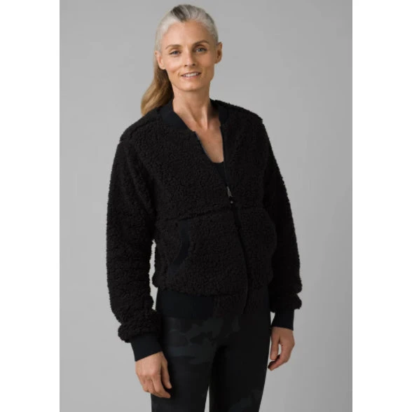 Prana Women's Polar Escape Bomber Jacket - Black Jackets & Vests 2 Prana Women's Polar Escape Bomber Jacket - Black Jackets & Vests