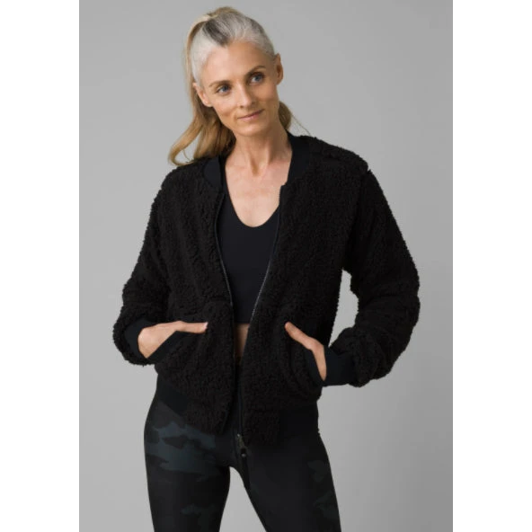 Prana Women's Polar Escape Bomber Jacket - Black Jackets & Vests 6 Prana Women's Polar Escape Bomber Jacket - Black Jackets & Vests