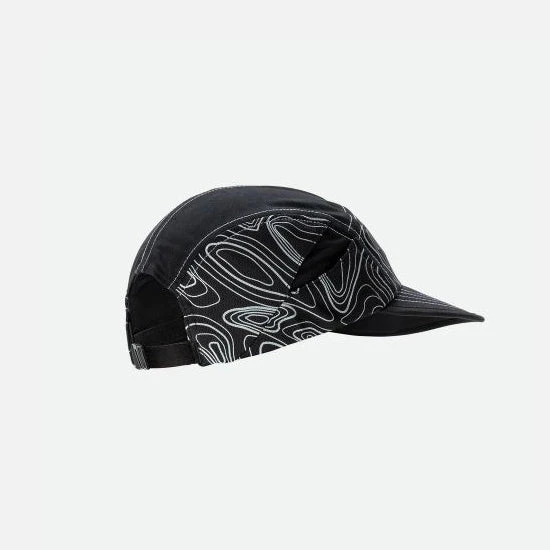 Nathan Hats Unisex HyperNight Reflective Quick Stash Run Hat - Black Reflective Topo 3 Nathan Hats Unisex HyperNight Reflective Quick Stash Run Hat - Black Reflective Topo