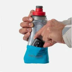 Nathan QuickSqueeze Lite Insulated 12oz Bottle - Blue Me Away/Hibiscus