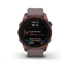 Garmin Accessories Fenix 7S Sapphire - Dark Bronze Titanium With Shale Gray Band 9 Garmin Accessories Fenix 7S Sapphire - Dark Bronze Titanium With Shale Gray Band