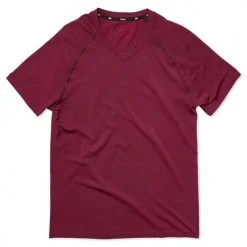 Rhone Apparel Men's Reign Tech Short Sleeve Shirt - Deep Plum 9 Rhone Apparel Men's Reign Tech Short Sleeve Shirt - Deep Plum