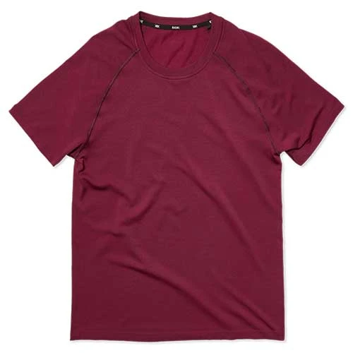 Rhone Apparel Men's Reign Tech Short Sleeve Shirt - Deep Plum 4 Rhone Apparel Men's Reign Tech Short Sleeve Shirt - Deep Plum