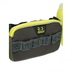 Amphipod Hydration, Belts, And Waterbottles RunLite Xtech 2 Plus Running Belt - Charcoal And Bright Green