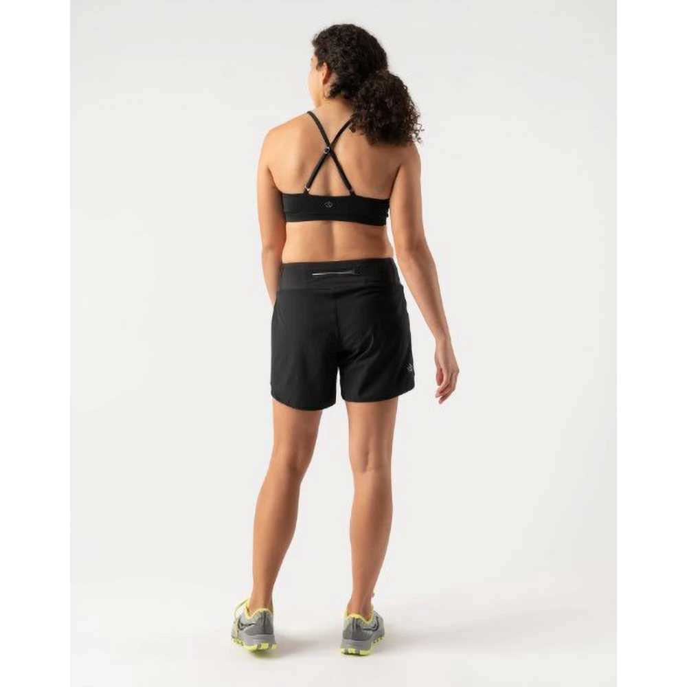 Rabbit Women's Run Always Relax Low Rise 6in Shorts - Black Bottoms 2 Rabbit Women's Run Always Relax Low Rise 6in Shorts - Black Bottoms