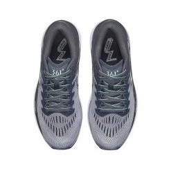 361 Men's Sensation 4 Running Shoe- Sleet/Ebony - Wide (2E) Shoes