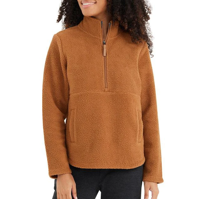 Free Fly Tops Women's Bamboo Sherpa Fleece Half Zip - Camel 1 Free Fly Tops Women's Bamboo Sherpa Fleece Half Zip - Camel
