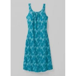 Prana Women's Skypath Dress - Deep Verde Ikat Dresses & Skirts